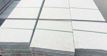 北京芝麻白毛板，石材毛板