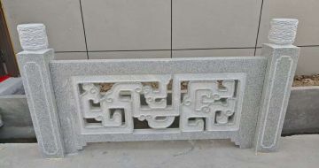 北京芝麻白河道栏杆 桥栏杆