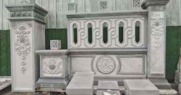 北京芝麻灰异形别墅门头