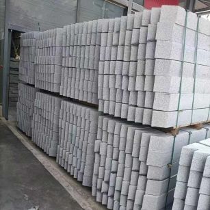 北京芝麻白树围石 树池
