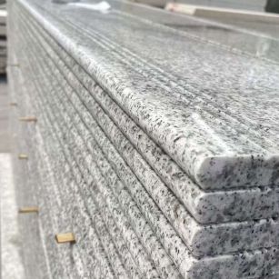 北京芝麻白楼梯踏步 花岗岩楼梯板材