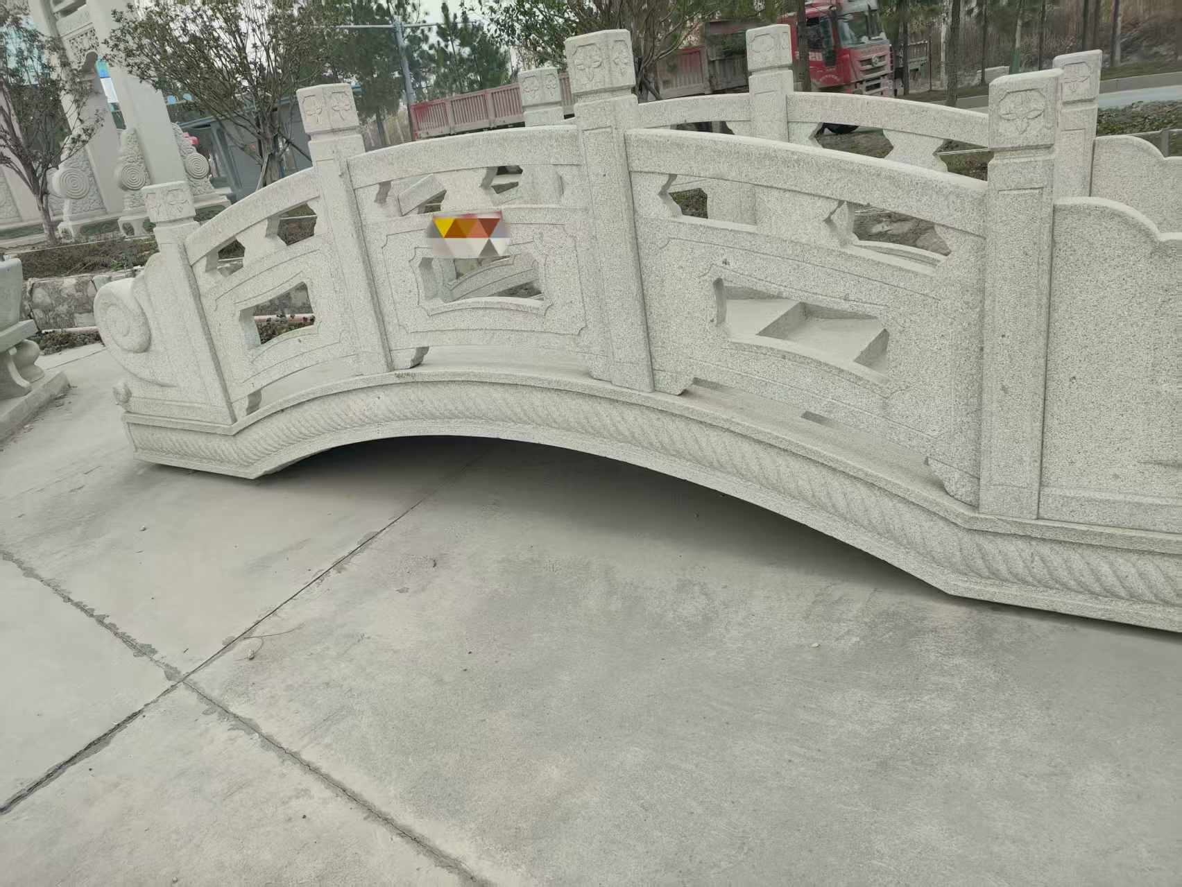 北京芝麻白拱桥，石桥