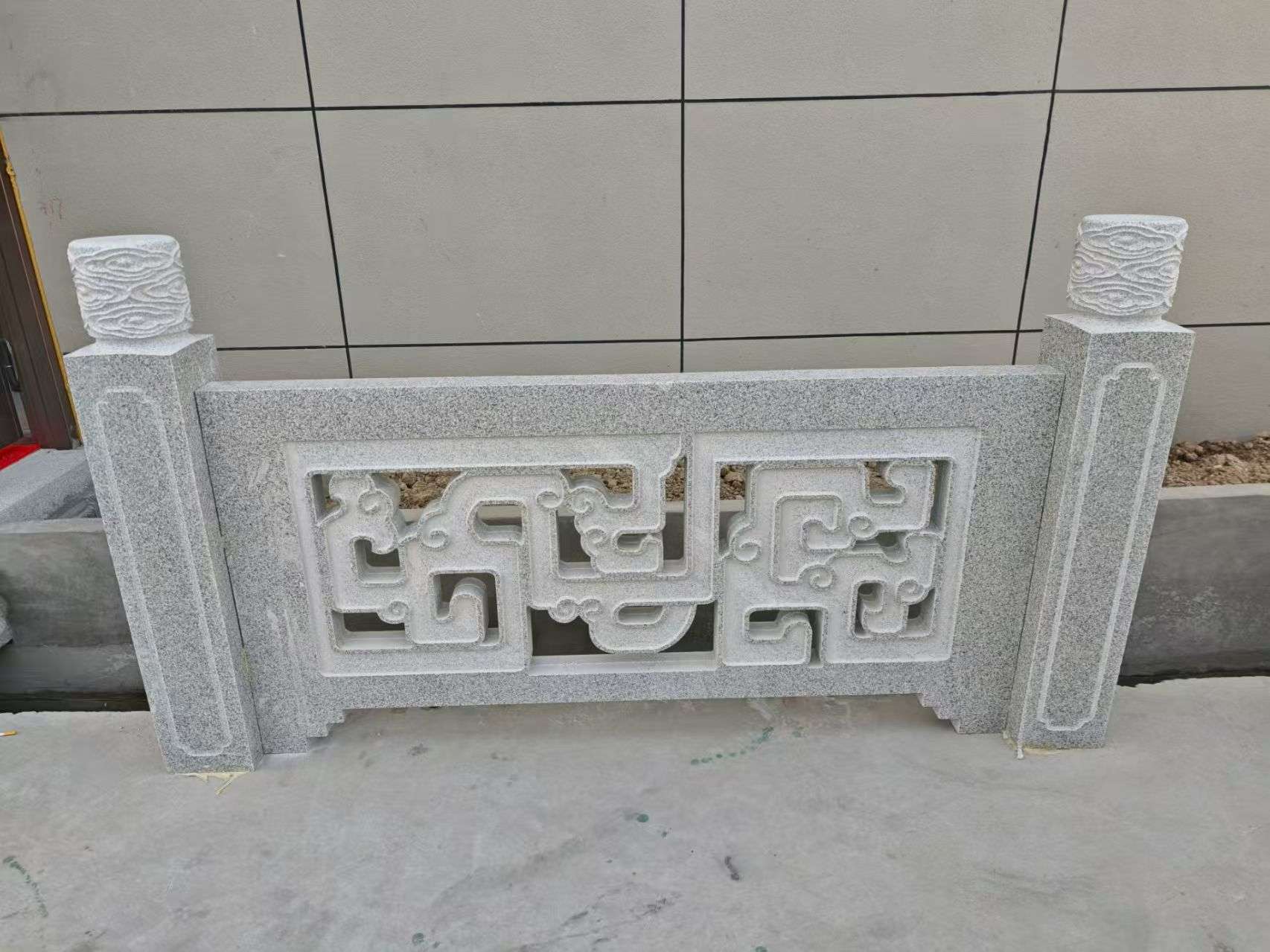 北京芝麻白河道栏杆 桥栏杆