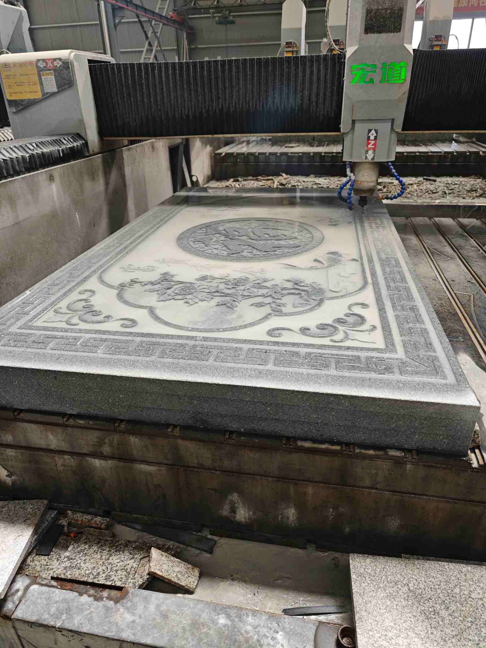 北京芝麻灰雕刻版异形雕刻异形定制